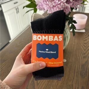 Bombas merino wool blend half calf socks new with tags size small 4 pairs